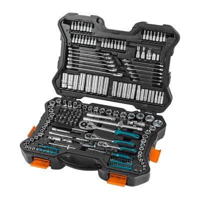 Набор инструмента 215 пр 1/4"&3/8"&1/2" 6-гр BTK-215 BORT 93418446