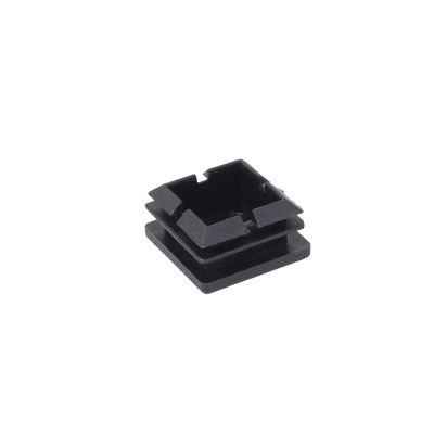 Заглушка для квадр. трубы 25*25 QUADRO, черный AKS 113432