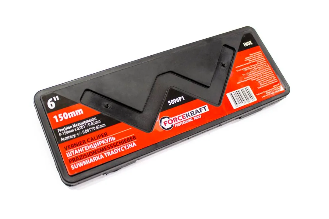 Штангенциркуль 0-150 мм, 0.02 мм, внутр. Ø, наруж. Ø, глубиномер ForceKraft FK-5096P1