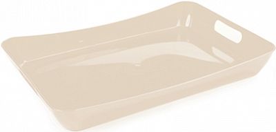 Поднос Cake, цвет слоновая кость, 422х282х52 мм BEROSSI ИК 42833000