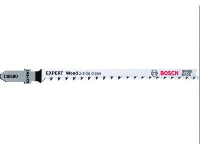 Пилка лобз. по дереву T308 Expert 'Wood 2-side clean' SCH Bosch 2.608.900.556