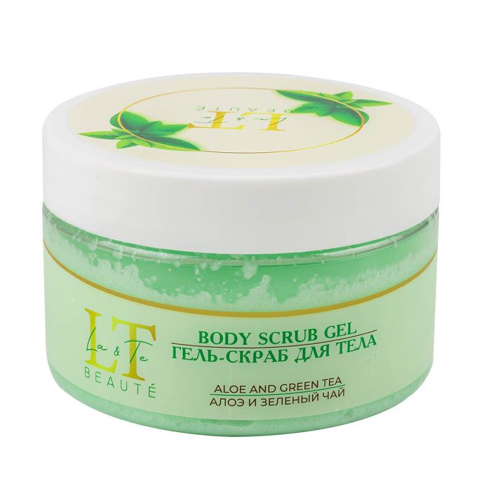 Гель-скраб для тела Алоэ и Зеленый чай La and Te beaute LT-2210