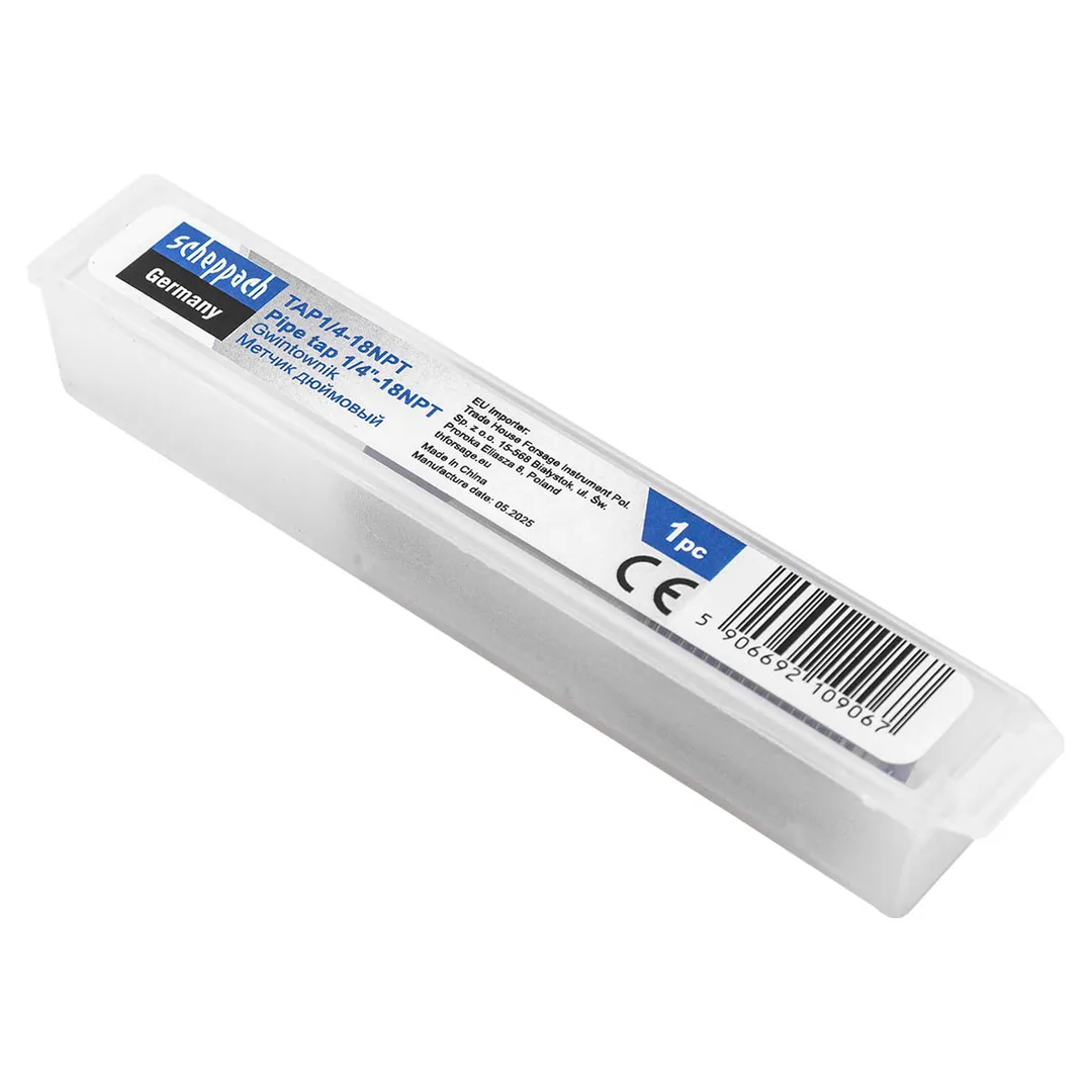 Метчик 1/4-18NPT дюйм. Scheppach Sch-TAP1/4-18NPT