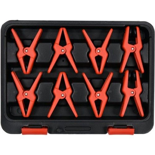 Набор зажимов для тормозных, топливных, масляных и кондиционерных кабелей 8 пр. Yato YT-08391