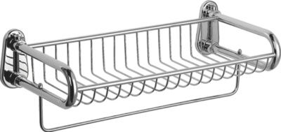 Полка в ванную - корзина, сталь, хром Ledeme L336