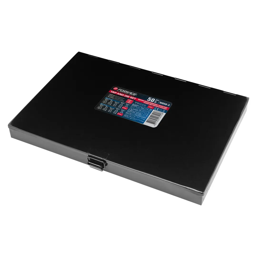 Набор метчиков и плашек 50 пр Forsage F-M050-3