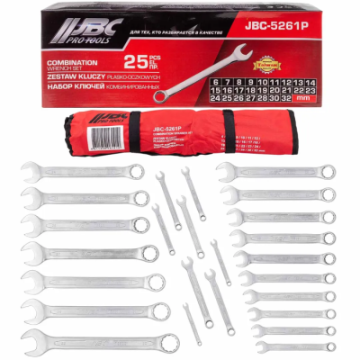 Набор ключей комбинированных 6-32 мм 25 пр JBC JBC-5261P