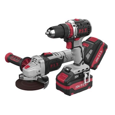 Набор инструментов аккум. (УШМ PWS20H-125B, дрель PSB20H-10C) PIT P0001-02