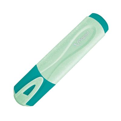 Маркер текстовый Maped "Fluo Peps", салатовый с глиттером