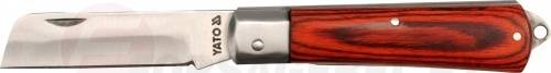 Нож складной с дер. ручкой 200 мм. HRC42-48 Yato YT-7600
