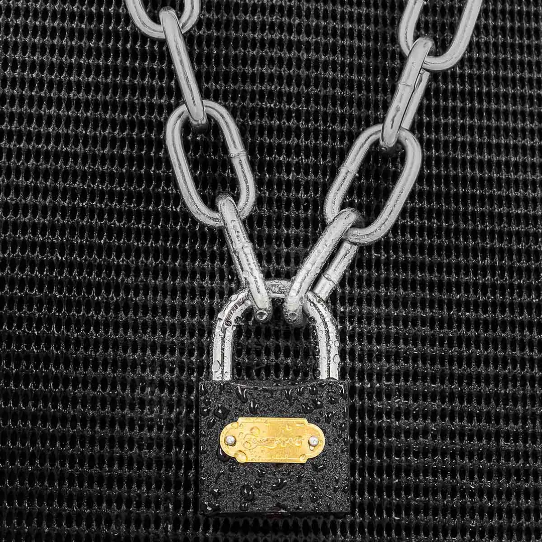 Замок навесной ForceKraft FK-W-Black(FB)50