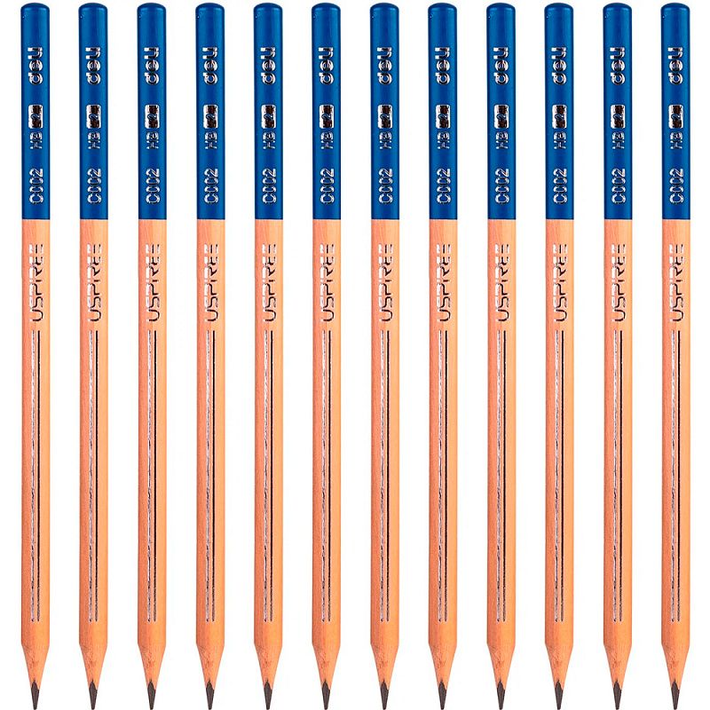 Карандаш простой "Deli Uspire", HB, ассорти