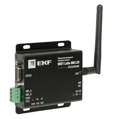 Модем беспроводной передачи данных WDT LoRa 868 L20 EKF PROxima wdt-L868-20