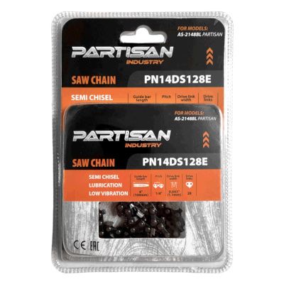 Цепь пильная PARTISAN PN14DS128E