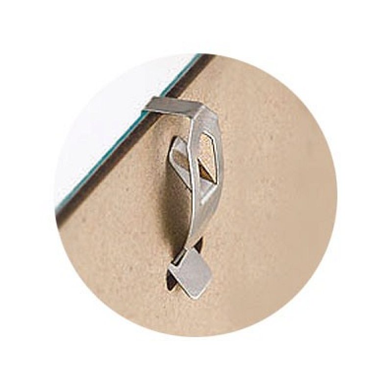 Фоторамка "ПКлип002130 Zebra", 21х30 см, клип, со стеклом, прозрачный