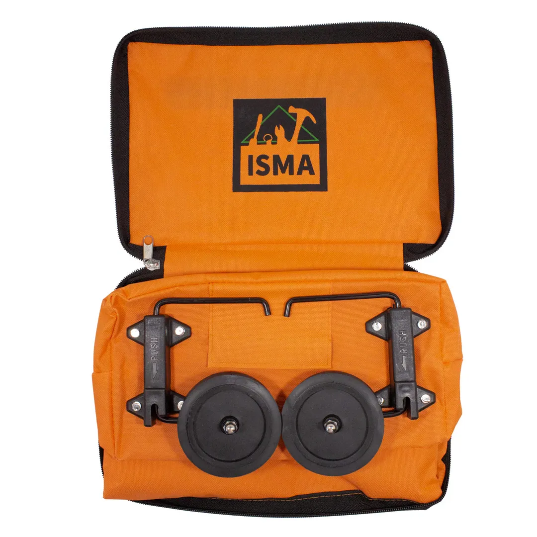 Сумка хозяйственная на 2 колесах с ручками и боковым карманом ISMA ISMA-FN209