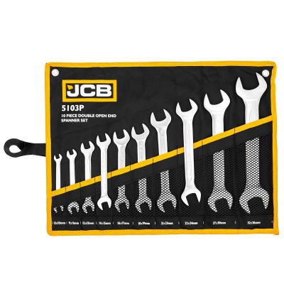 Набор ключей рожковых 10 пр. 8х10-32х34 мм JCB JCB-5103P