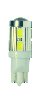 Лампа автомобильная светодиодная TW (W2.1x9.5d) SMD 5630 WHITE 6000K 600лм 24V MEGAPOWER Mega-Arsenal M-10815W-24