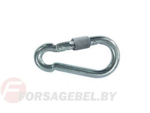 Карабин пожарный с фиксатором DIN 5299 Starfix