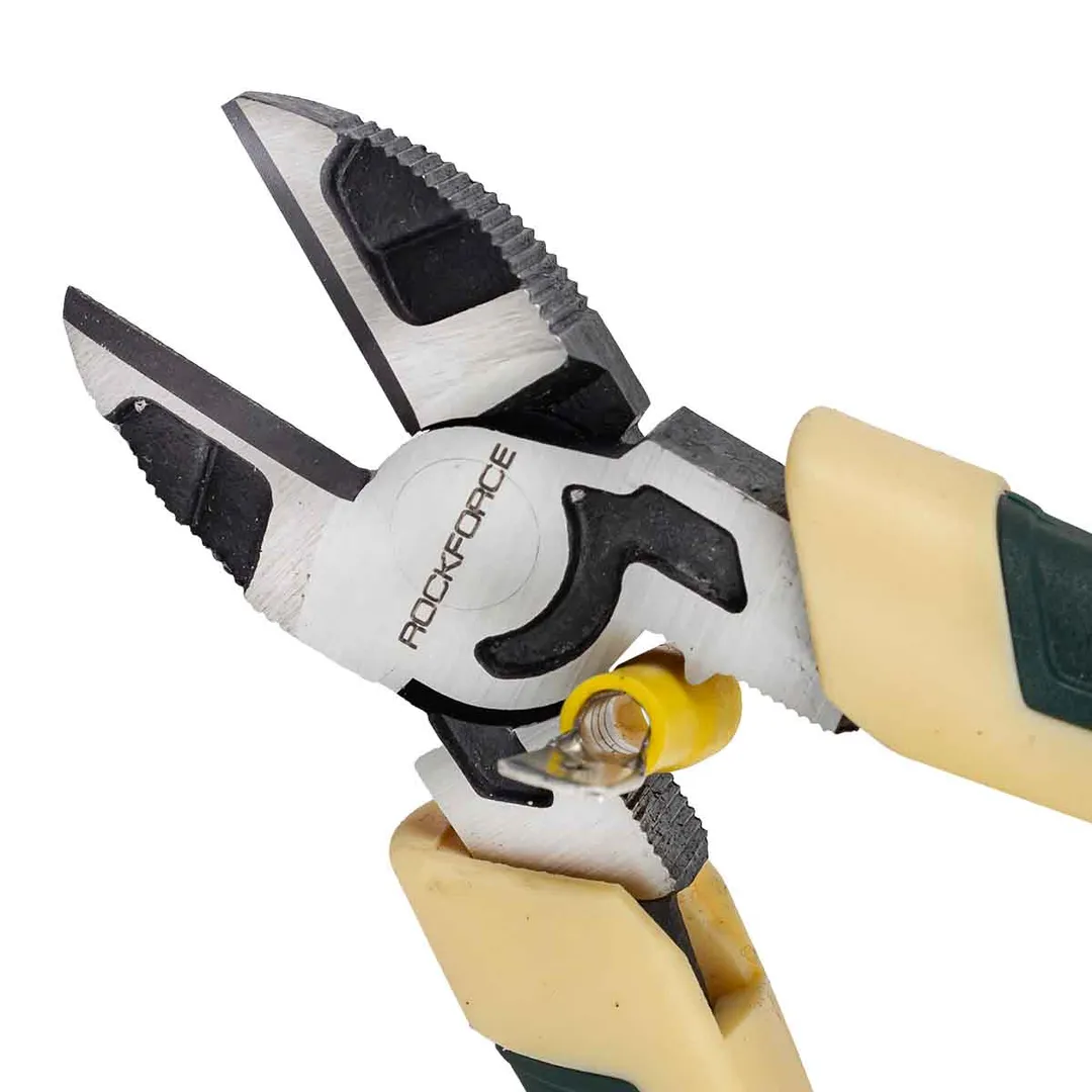 Бокорезы с эргономическими рукоятками+обжимка 160 мм RockForce RF-612Q160