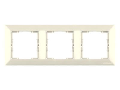 Рамка 3-ая горизонтальная кремовая, DARIA, Mutlusan 21208001302