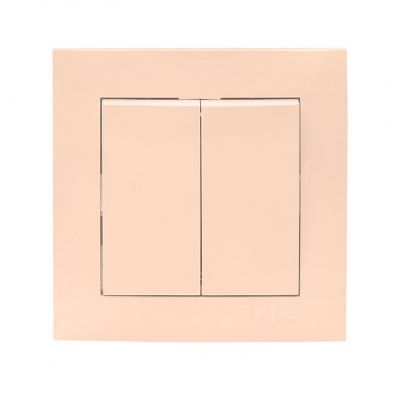 Валенсия выключатель 2-кл, 10А кремовый EKF PROxima EWV10-023-20