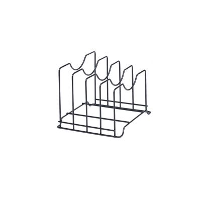 Держатель для тарелок и крышек 250х175х208 черный RU 91233