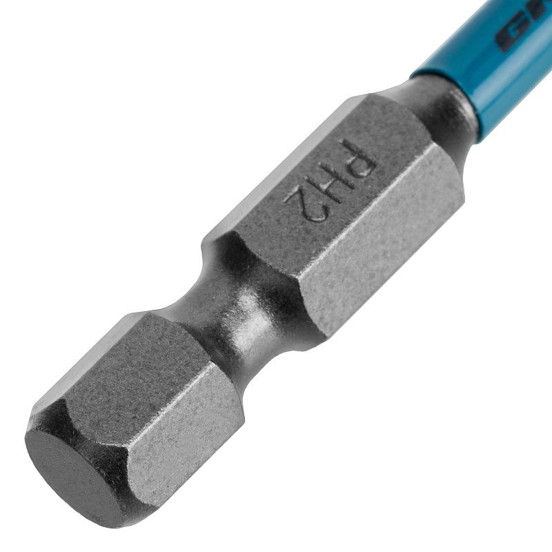 Набор бит торсионных PH2x50 мм, для ударных шуруповертов, отрывн., 10 шт Gross 114093