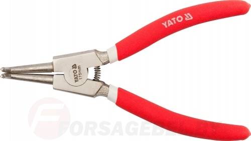 Съемник стопорных колец загнутый, разжим 325 мм CrV Yato YT-1993