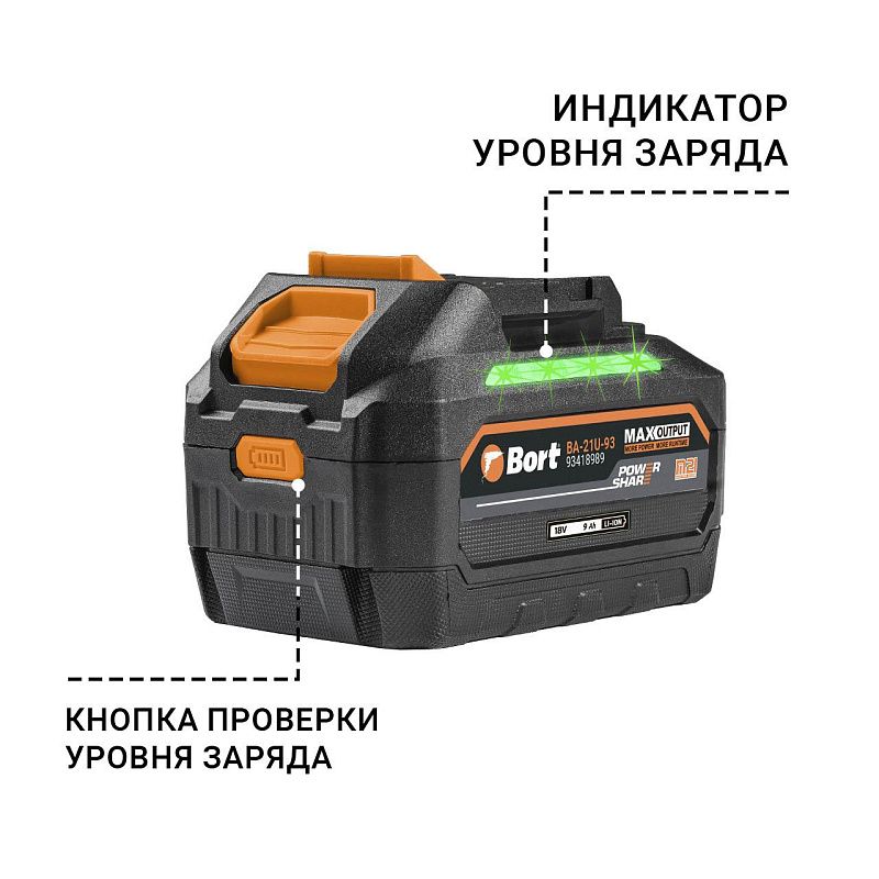 Аккумулятор BA-21U-93 BORT 93418989