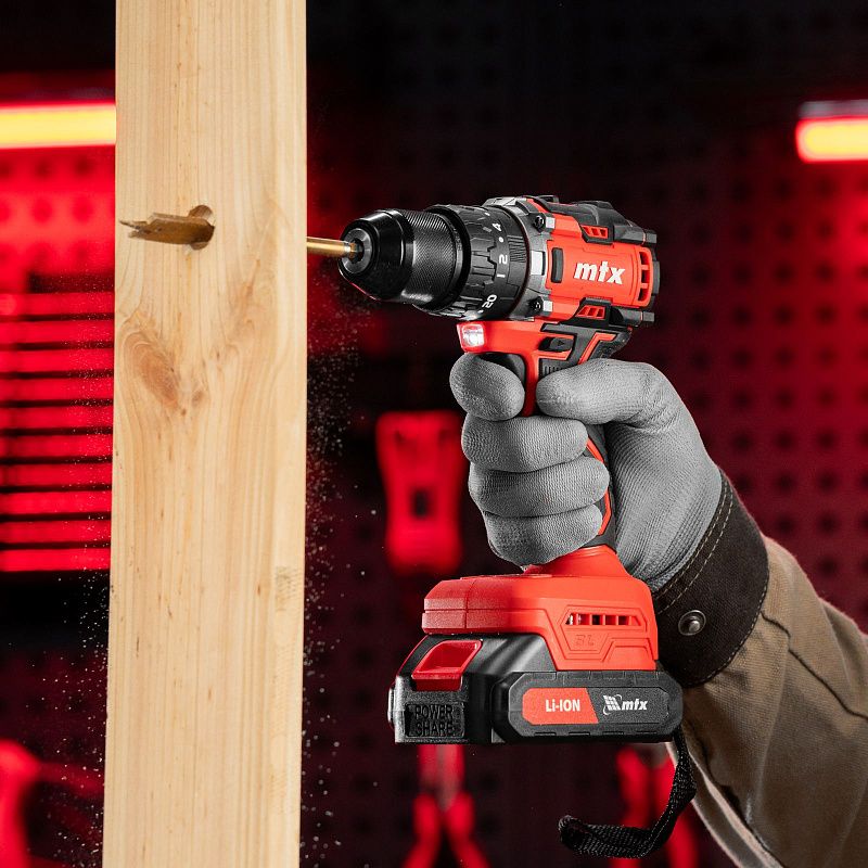 Дрель-шуруповерт аккумуляторная ударная бесщет. CIDS-BL-20, Li-Ion, 20 В MTX 26188