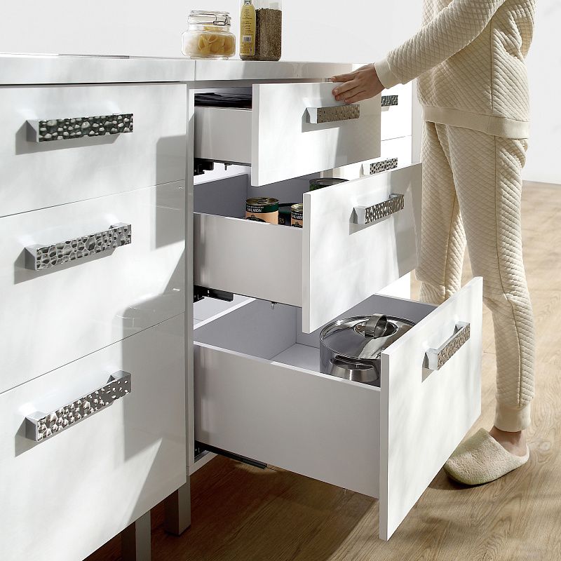 Система ящиков L-350 h128 белый SOFT CLOSE ДСП16мм SLIMBOX 50806