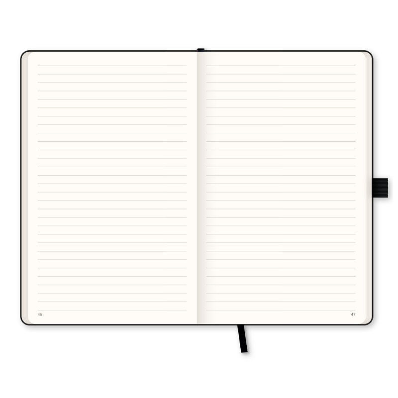 Блокнот "Shell turquoise", А5, 96 листов, голубой, срез розовый