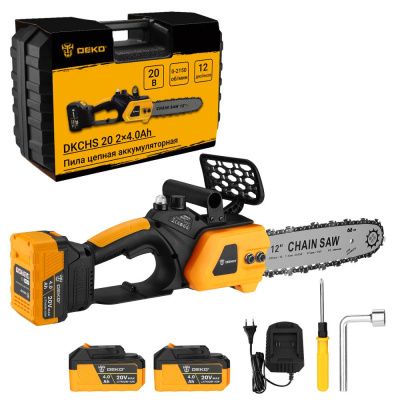 Пила цепная аккумуляторная DKCHS 20 DEKO 063-4356