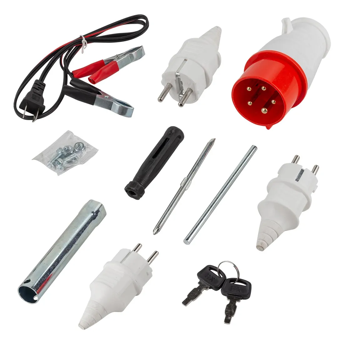 Генератор бензиновый с электрозапуском 25 л, 2300-7000Вт, 15 л.с. RockForce RF-FY8500