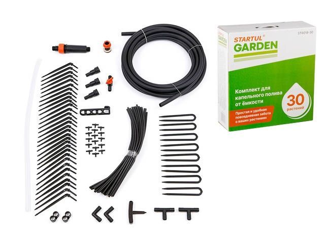 Комплект для капельного полива от ёмкости на 30 растений STARTUL GARDEN ST6018-30