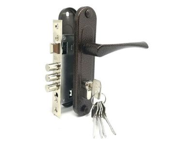 Замок врезной Зенит ЗВ7-60.1, медь ЗЕНИТ БП-00010082