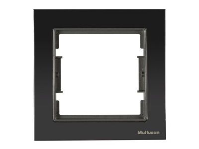 Рамка 1-ая хром дымчатый ELITRA, Mutlusan 2170 825 1195