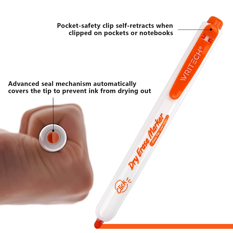 Маркер для доски "Retractable", синий