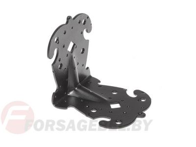 Уголок фигурный, черн.мат. Starfix