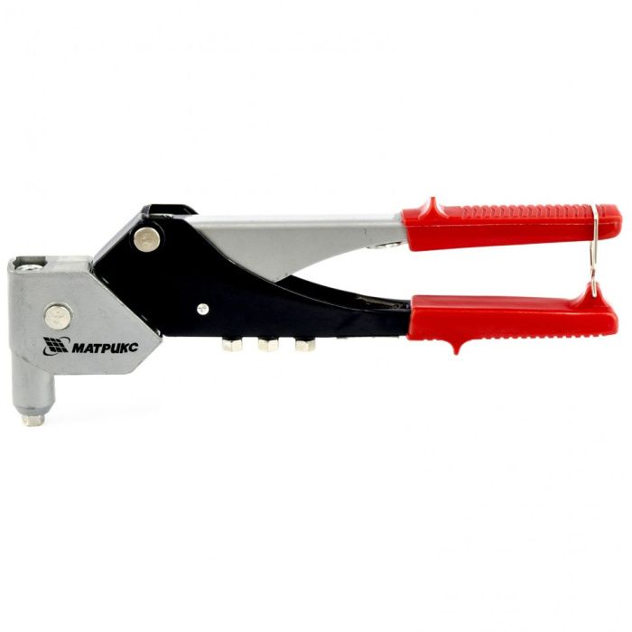 Заклепочник 263 мм, поворотный 0-360 градусов, заклепки 2,4-3,2-4,0-4,8 мм Матрикс 40533