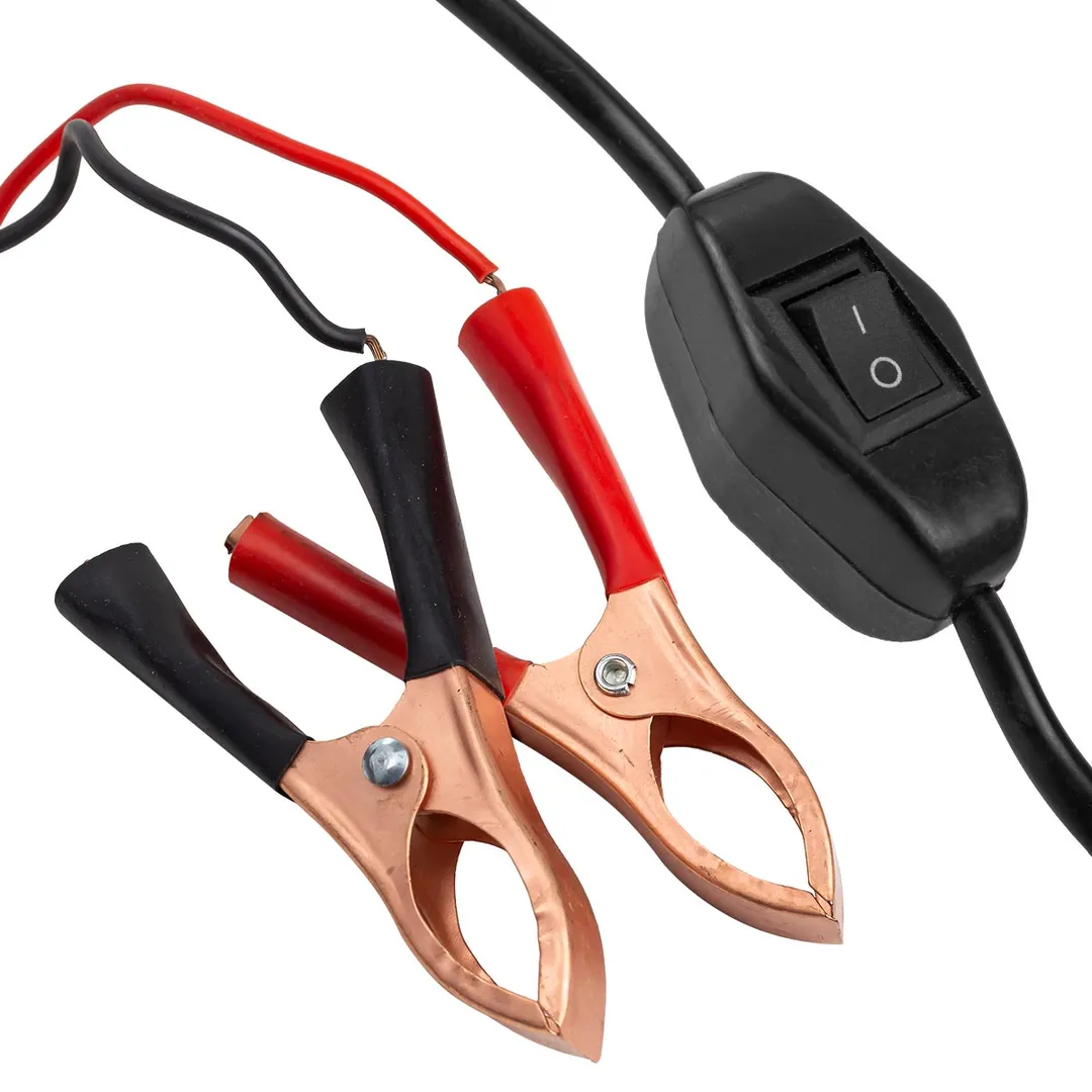 Насос для перекачки топлива, 12V, 60W, 30л/мин, Ø51 мм, Ø выходного отв. 19 мм ForceKraft FK-ST33-12