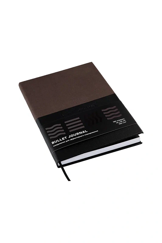 Блокнот "Стихия. Bullet Journal", А5, 80 листов, в клетку, черный