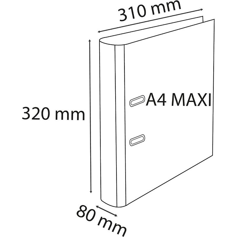 Папка-регистратор Exacompta "Campus light", А4, 80 мм, ассорти