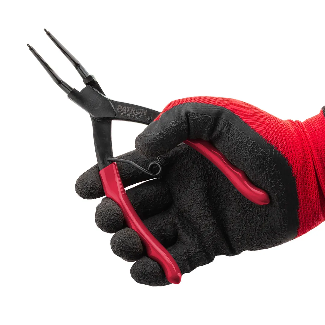 Съемник внутренних стопорных колец изогнутый 200 мм PATRON P-9U0102