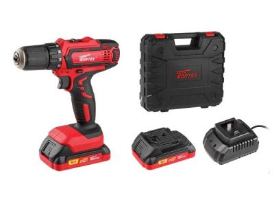 Аккумуляторная дрель-шуруповерт WORTEX BD 1820-1 DLiALL1 (BD18201DLi1029)