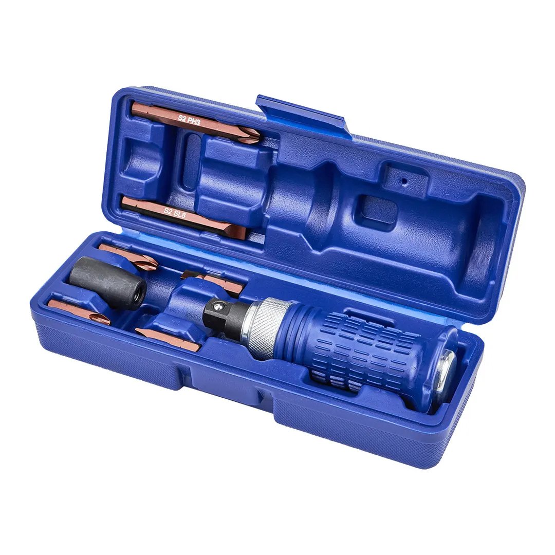 Отвертка ударно-поворотная с набором бит и адаптером 8 пр YATAFORCE YF-5064S