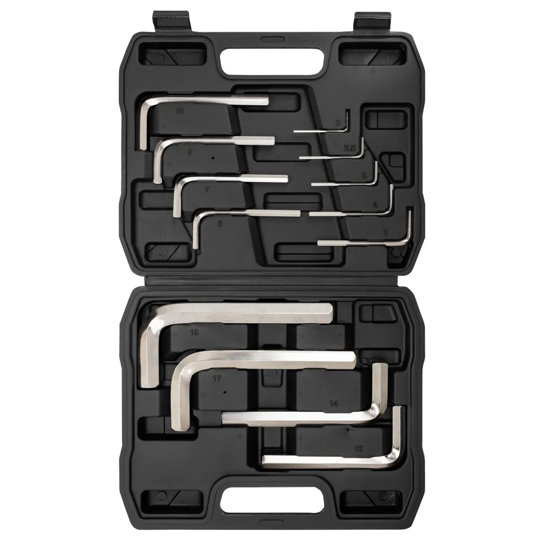 Набор Г-образных ключей HEX 2-19 мм 13 пр ForceKraft FK-5137C