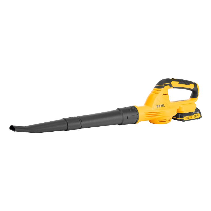 Воздуходувка аккумуляторная, AB-500, 60 м/с, 500 м3/ч, Li-Ion, 20 В Denzel 59608