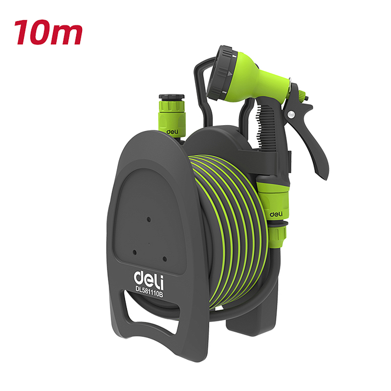 Шланг для полива Deli GS EDL581110B, с катушкой